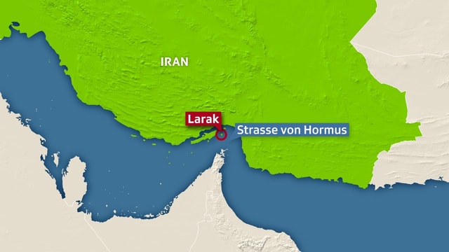 Lage der Strasse von Hormus Lage der Strasse von Hormus