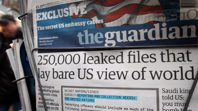 Eine Ausgabe des Guardian Eine Ausgabe des Guardian