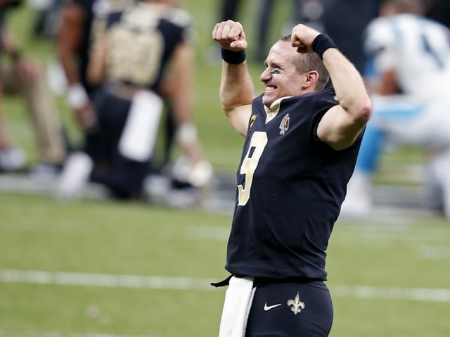 Saints-Quarterback Drew Brees. Saints-Quarterback Drew Brees.