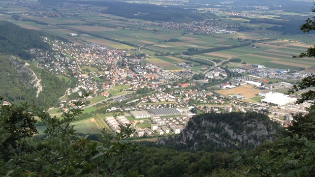 Aufnahme von oben Dorf Aufnahme von oben Dorf