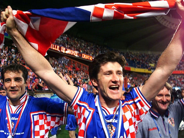 Davor Suker bei der WM 1998.
