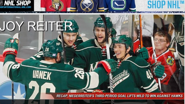Nino Niederreiter wird auf nhl.com gewürdigt. Nino Niederreiter wird auf nhl.com gewürdigt.