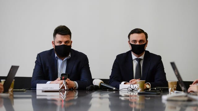 Leonid Wolkow und Iwan Schdanow und Leonid Wolkow und Iwan Schdanow und