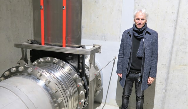 Jörg Hoffmann, Gesamtprojektleiter der See-Energie-Zentrale. Jörg Hoffmann, Gesamtprojektleiter der See-Energie-Zentrale.