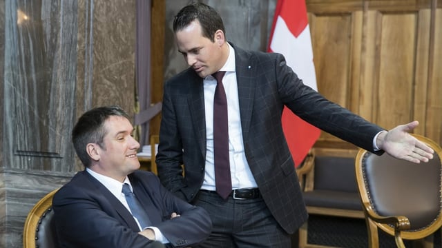 Müller und Levrat im Ständerat Müller und Levrat im Ständerat