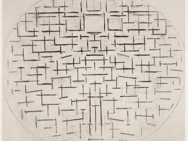 Mondriaan: «Pier en Oceaan», 1914 Mondriaan: «Pier en Oceaan», 1914