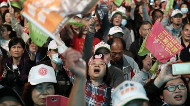 Wahlveranstaltung in Taiwan Wahlveranstaltung in Taiwan