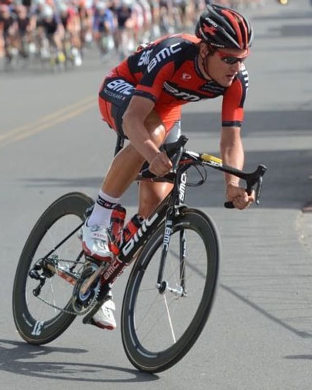 Dillier an einem Rennen auf dem Velo Dillier an einem Rennen auf dem Velo