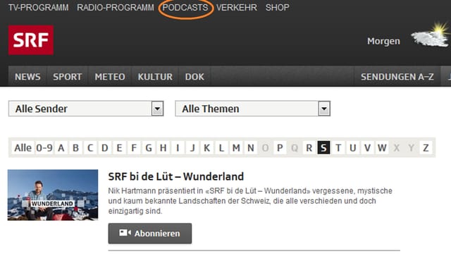 Podcast-Übersicht. Podcast-Übersicht.