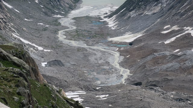 Überreste eines Gletschers Überreste eines Gletschers