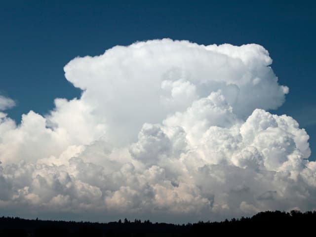 Riesige Gewitterwolke Riesige Gewitterwolke