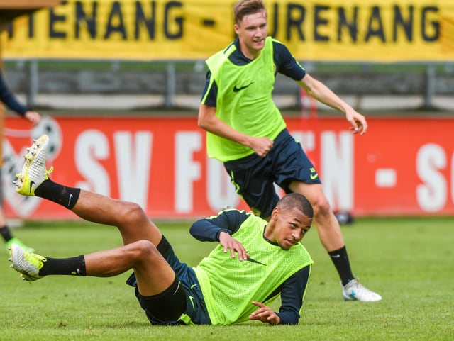 Michel Aebischer und Djibril Sow Michel Aebischer und Djibril Sow