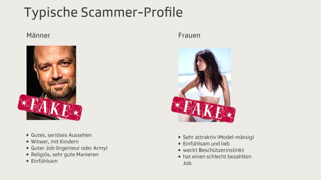 Scamming bilder romance Bildergalerie