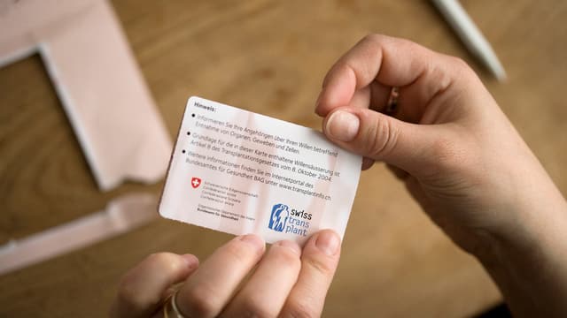 Ein Spenderausweis Ein Spenderausweis
