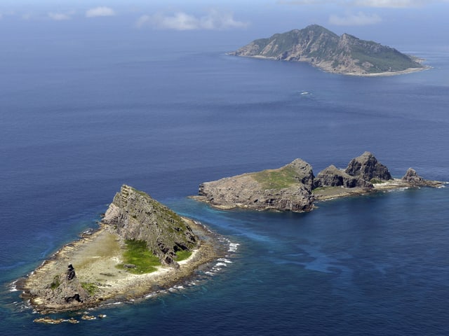 Die umstrittene Inselgruppe im Ostchinesischen Meer.