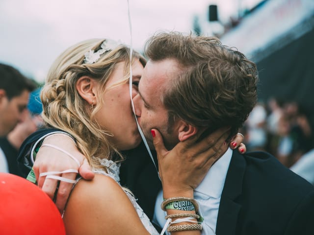 Gurtenfestival: Sie sind frisch verheiratet.