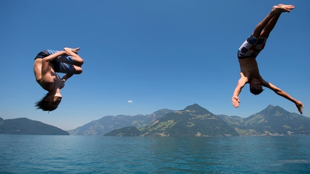 Zentralschweizer Seen haben sauberes Badewasser