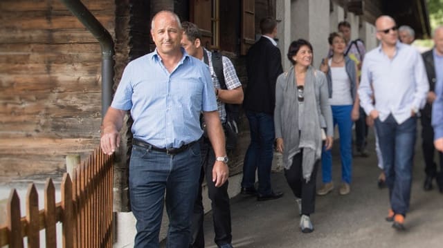 Albert Bach auf der diesjährigen Bundesratsreise. Albert Bach auf der diesjährigen Bundesratsreise.