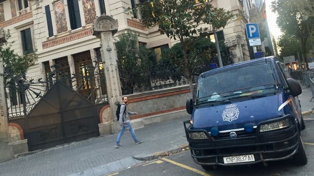 Polizeiwagen in Barcelona Polizeiwagen in Barcelona