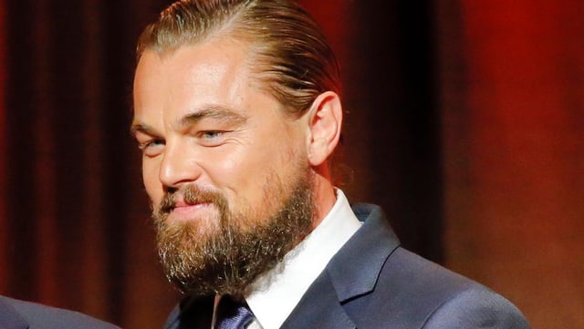 Leonardo DiCaprio mit Vollbart. Leonardo DiCaprio mit Vollbart.