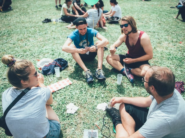 Festivalbesucher Festivalbesucher