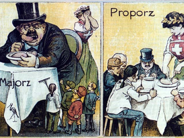 Propaganda Volksinitiative Proporzwahl des Nationalrates Propaganda Volksinitiative Proporzwahl des Nationalrates