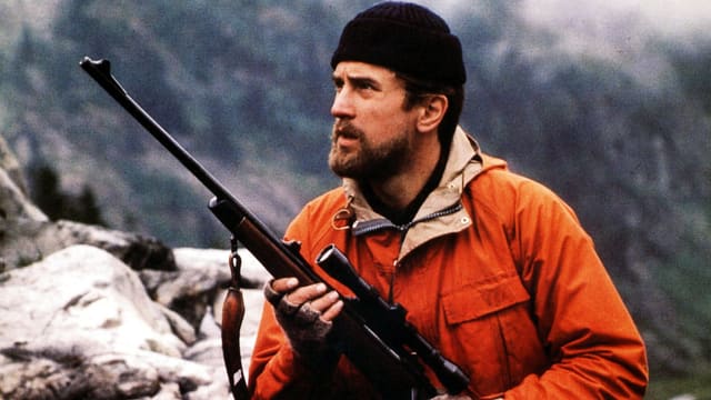 Mann mit Gewehr Mann mit Gewehr