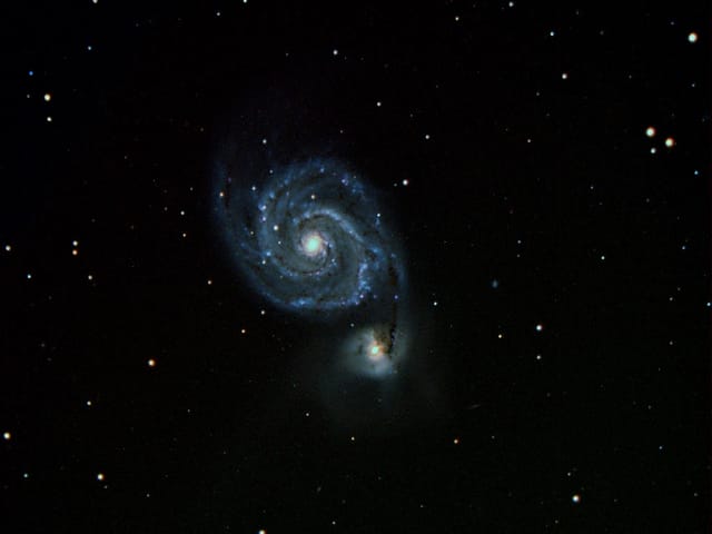 Eine Galaxie wie im Bilderbuch.