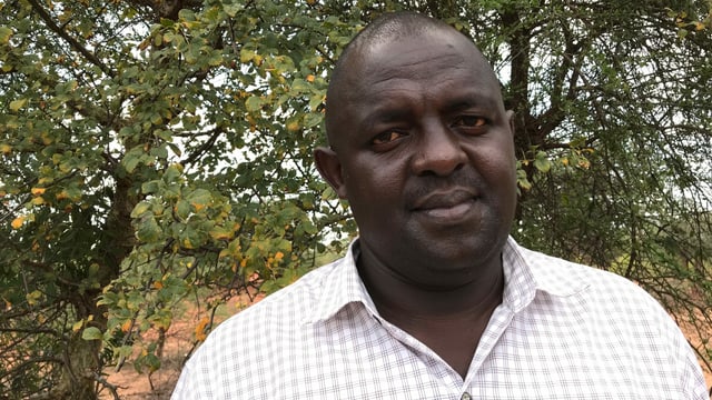 John Ireri, Landwirtschaftsbeauftragter der Region Mwingi North. John Ireri, Landwirtschaftsbeauftragter der Region Mwingi North.
