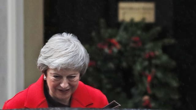 Die britische Premierministerin Theresa may. Die britische Premierministerin Theresa may.