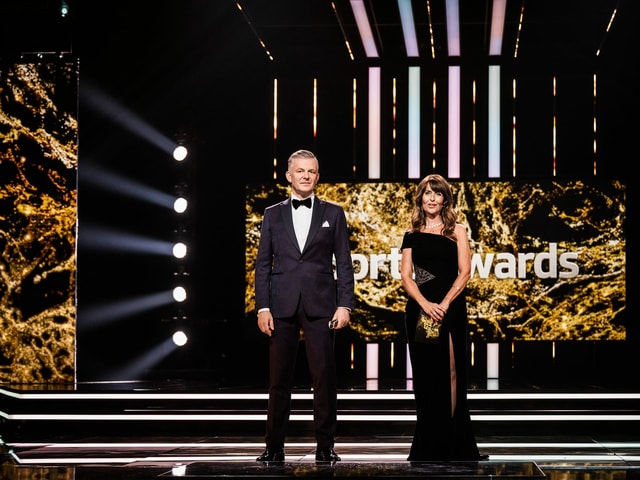 Sandra Studer und Rainer Salzgeber. Sandra Studer und Rainer Salzgeber.