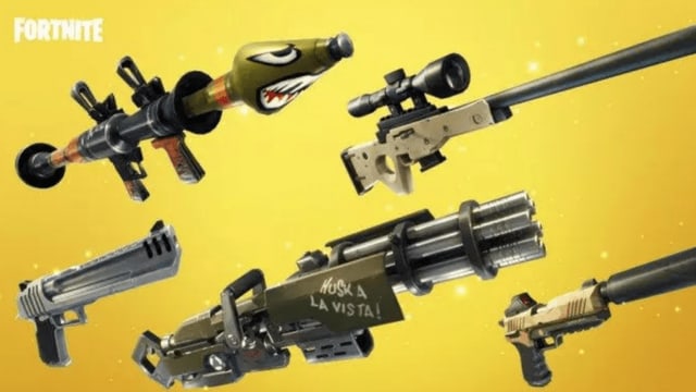 Verschiedene Waffen, darunter auch fantasievolle Ausführungen. Verschiedene Waffen, darunter auch fantasievolle Ausführungen.