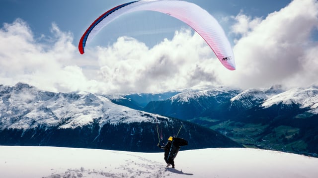 Verschneites Jakobshorn. Verschneites Jakobshorn.