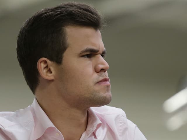 Grossaufnahme von Magnus Carlsen im seitlichen Profi, Grossaufnahme von Magnus Carlsen im seitlichen Profi,