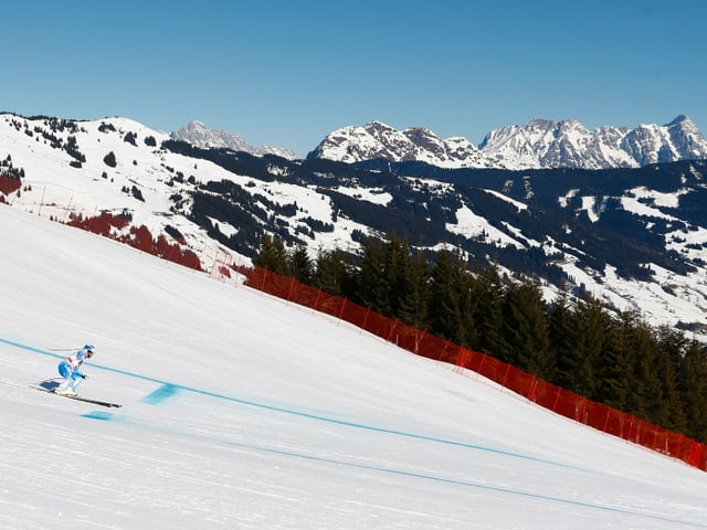 Piste in Saalbach-Hinterglemm. Piste in Saalbach-Hinterglemm.