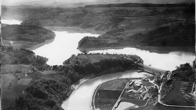 Der Wohlensee anno 1920. Der Wohlensee anno 1920.