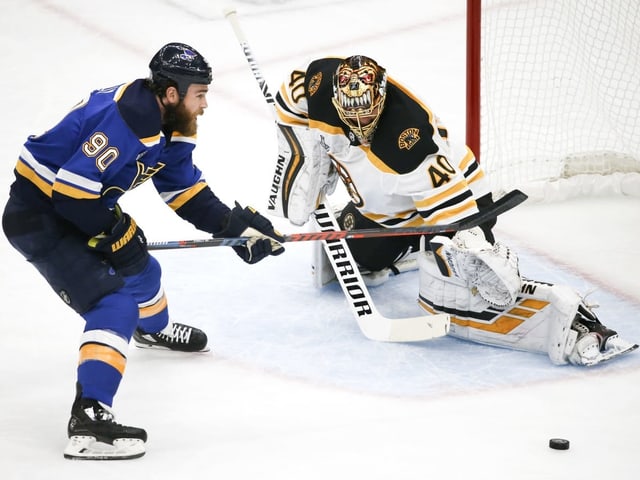 Bostons finnischer Goalie Tuukka Rask. Bostons finnischer Goalie Tuukka Rask.