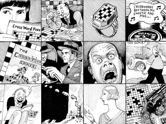 Viele verschiedene quadratische Illustrationen Viele verschiedene quadratische Illustrationen