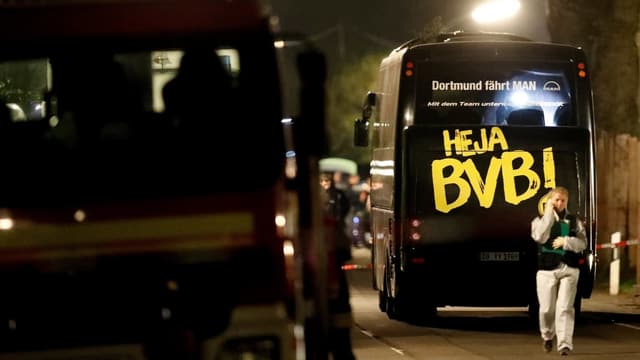 Mannschaftsbus von Borussia Dortmund Mannschaftsbus von Borussia Dortmund