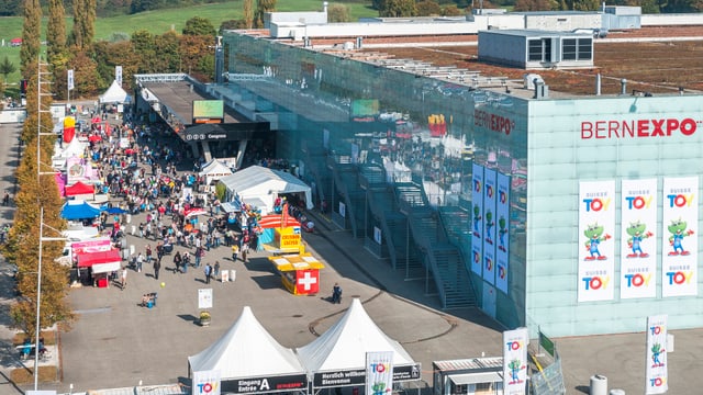 Letztes Jahr war viel los an der BernExpo. Letztes Jahr war viel los an der BernExpo.