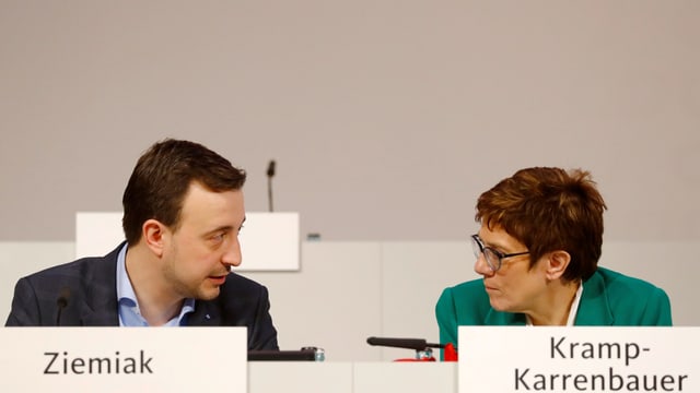 Ziemiak und Kramp-Karrenbauer Ziemiak und Kramp-Karrenbauer