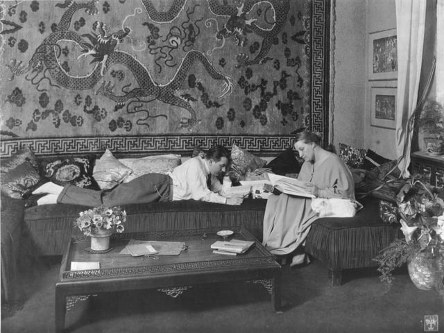 Fritz Lang und seine Ehefrau Thea von Harbou. Fritz Lang und seine Ehefrau Thea von Harbou.