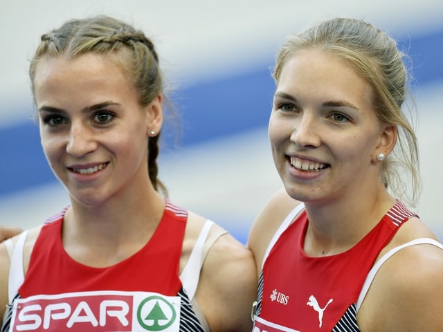 Annik Kälin und Géraldine Ruckstuhl. Annik Kälin und Géraldine Ruckstuhl.