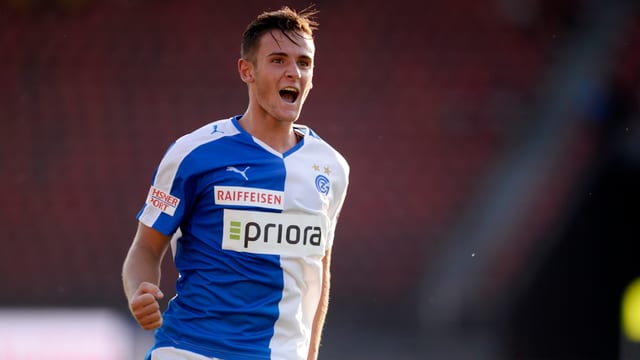Super-League-Topskorer Shani Tarashaj. Super-League-Topskorer Shani Tarashaj.