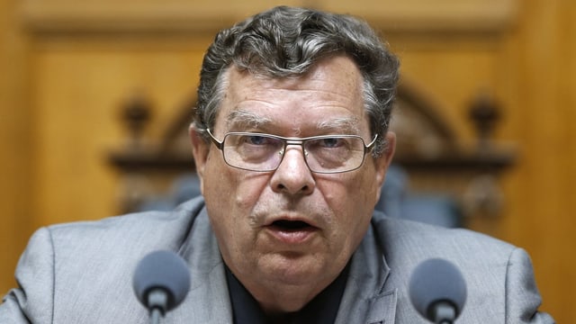 Toni Bortoluzzi im Nationalrat Toni Bortoluzzi im Nationalrat