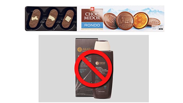 Zurückgerufen: Choc Midor-Guetzli und die Bodylotion von Arad. Zurückgerufen: Choc Midor-Guetzli und die Bodylotion von Arad.