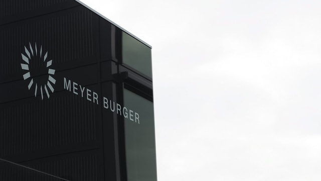 Meyer Burger Firmenlogo. Meyer Burger Firmenlogo.