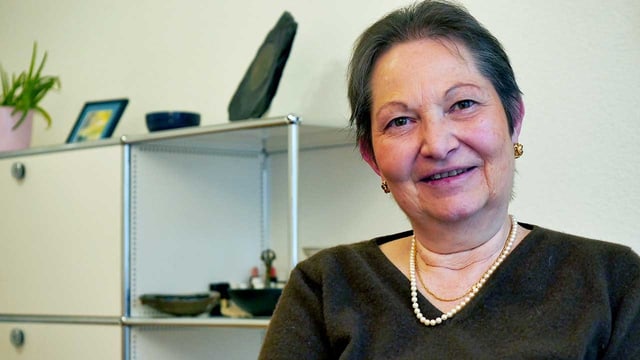 Ein Porträt von Claudine Bolay Zgraggen. Ein Porträt von Claudine Bolay Zgraggen.