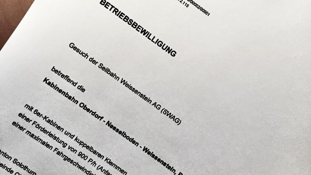 Betriebsbewilligung Betriebsbewilligung
