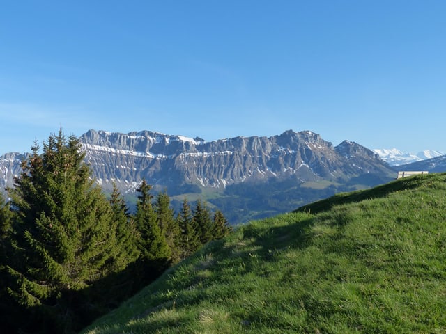 Sonniger Sonntag auch auf dem Wachthubel oberhalb von Schangnau.